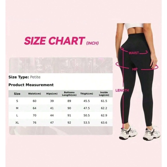 4pcs Yoga Tights M-Shaped Seam Sculpt Booty Compression Leggings With Side Phone - Picture 3 of 9